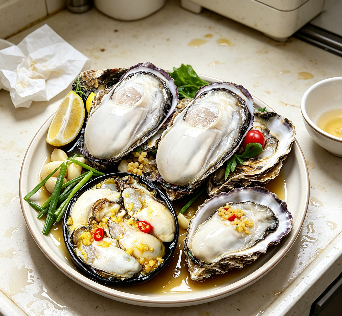 Fresh Raw Oysters